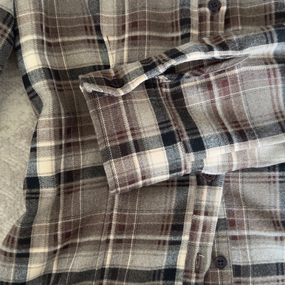 Zara fitted plaid shirt S - Picture 5 of 5